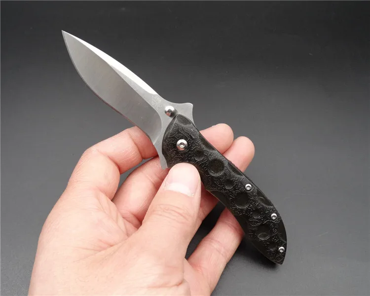 SANRENMU 7034 Карманный EDC Складной нож с карманным зажимом для кемпинга походов выживания