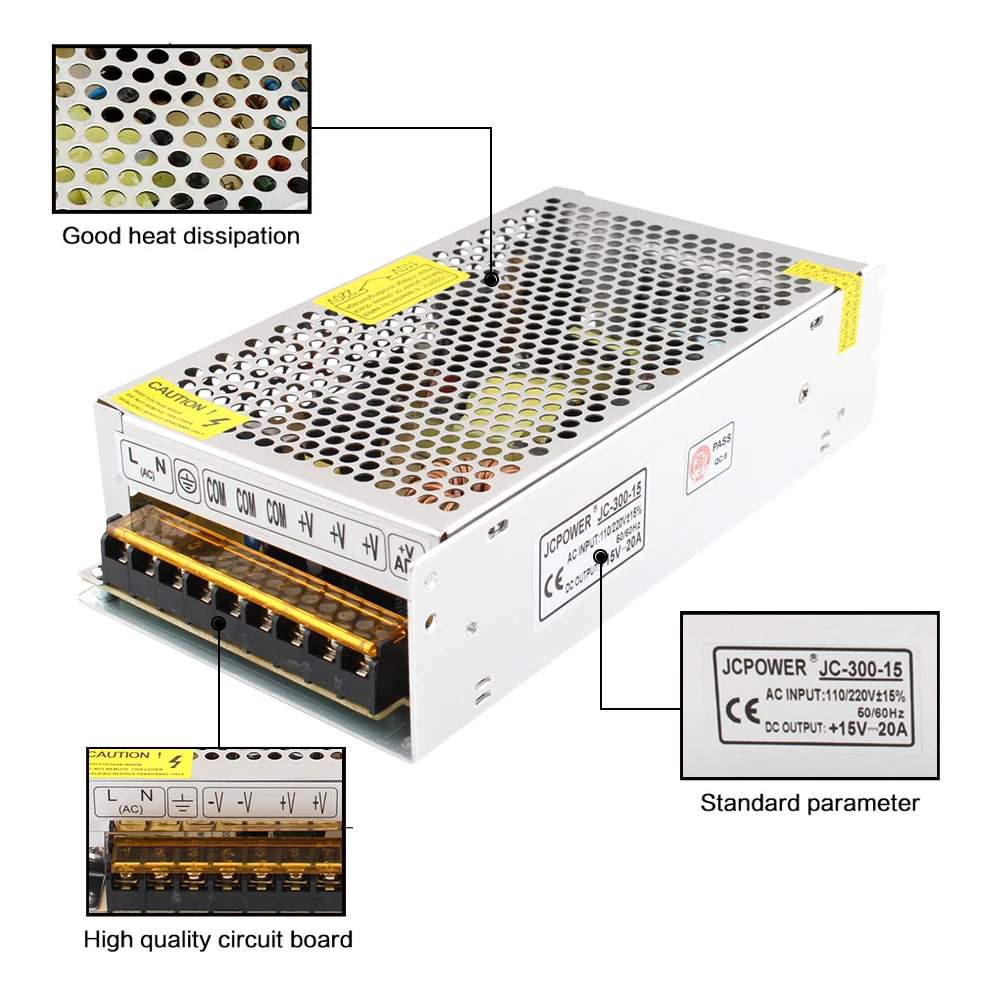 AC 220V 110V к DC 5V 12V 24V 9V SMPS импульсный источник питания 9 5 12 Вольт 3A 5A 8A 10A 30A