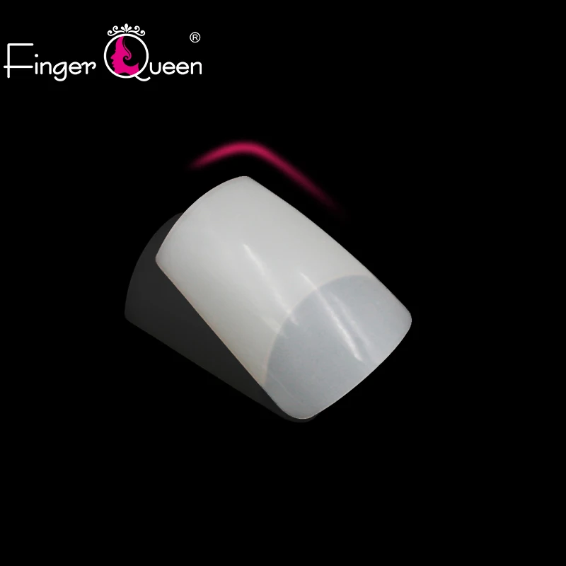 Накладные ногти 100 шт. натуральные/прозрачные французские подходят для