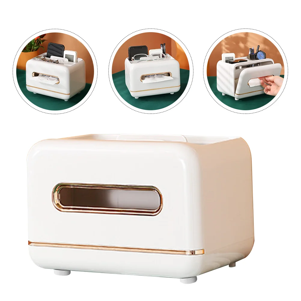 

1 шт. модная коробка для салфеток, Домашний Настольный держатель для хранения салфеток (белый)