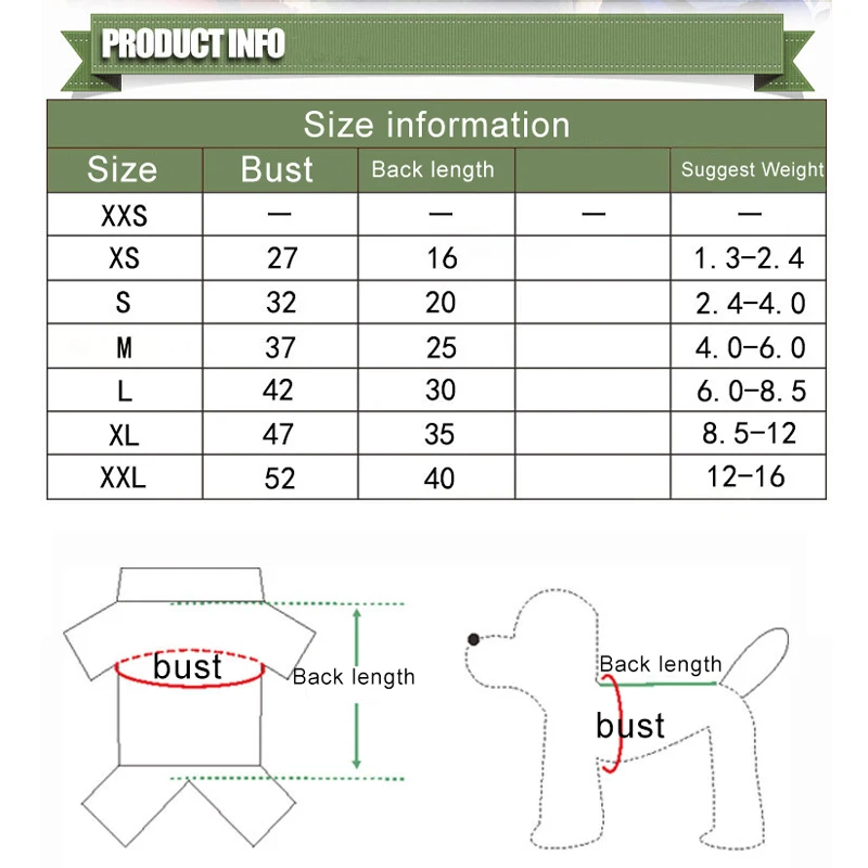 Одежда для маленьких собак теплая одежда пальто щенков больших толстовки