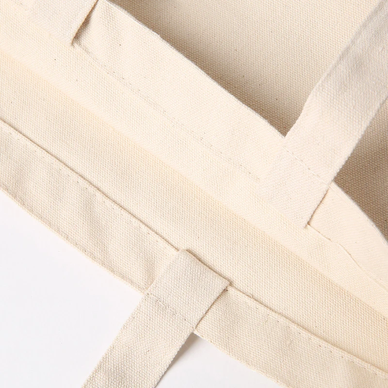 

Canvas Bag Vintage Printed Foldable Women Shopper Bag Reusable Cloth Tote Bag Cute Travel Storage Handbag Shoulder Bag Ladies