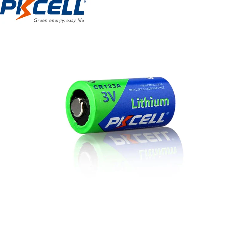 4 шт. Pkcell 3 в CR123A CR 123A 1500 мАч литиевая батарея CR123 CR17335 CR17345 16340 LiMnO2 сухая Первичная
