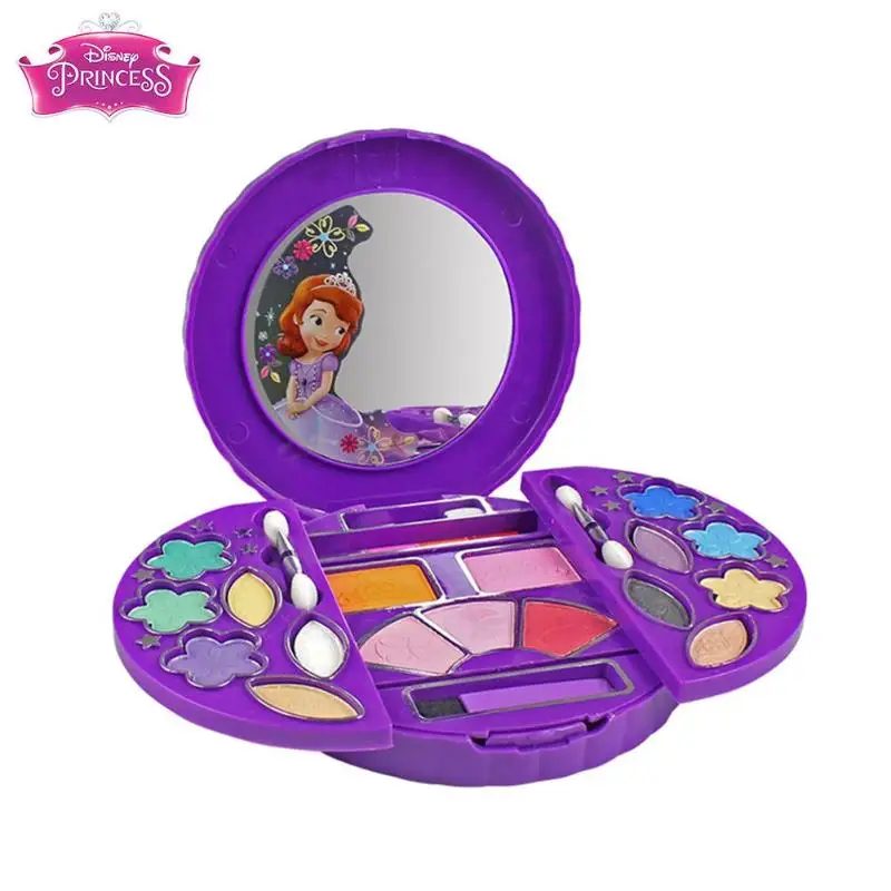 DISNEY Новорожденные девочки красота игрушки Дети многофункциональная Косметика Коробка безопасный нетоксичный моющийся игрушки Парикмахерская для детей Рождество