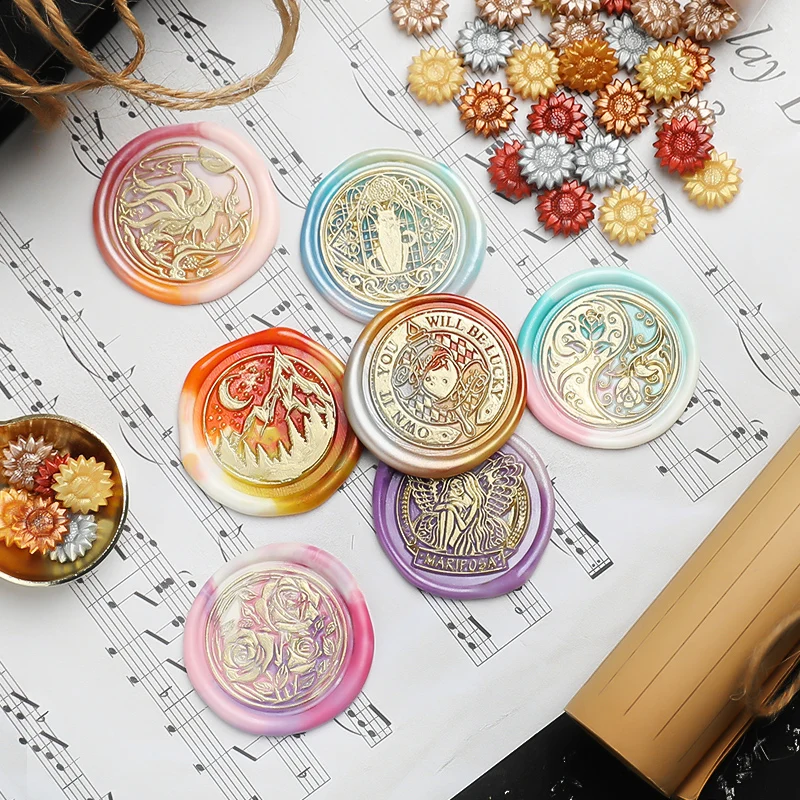 

Fantasy Retro Metal Seal Seal Head Seal Wax Scrapbook Fireproof Paint Seal Head Wedding Invitation Holiday DIY Wax Print