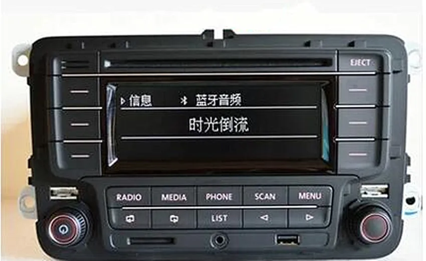 Автомобильный радиоприемник стерео RCN210 Bluetooth CD MP3 USB AUX SD для Volkswagen GOLF PASSAT туристическое Поло TIGUAN Caddy EOS CC+ CAN Cabel