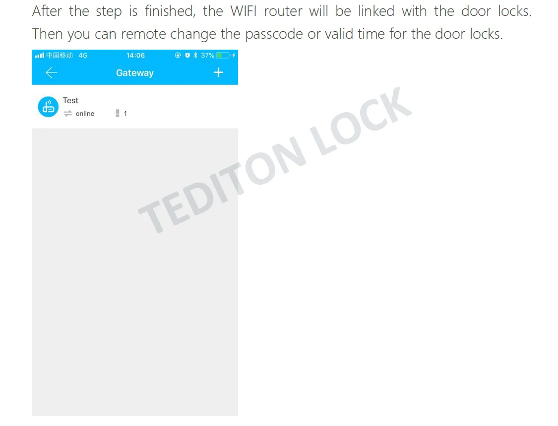 TT Lock App электронный WiFi Bluetooth шлюз управления в магазине черный цвет G2 версия