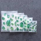 1 шт., прозрачная дорожная сумка для хранения с принтом листьев