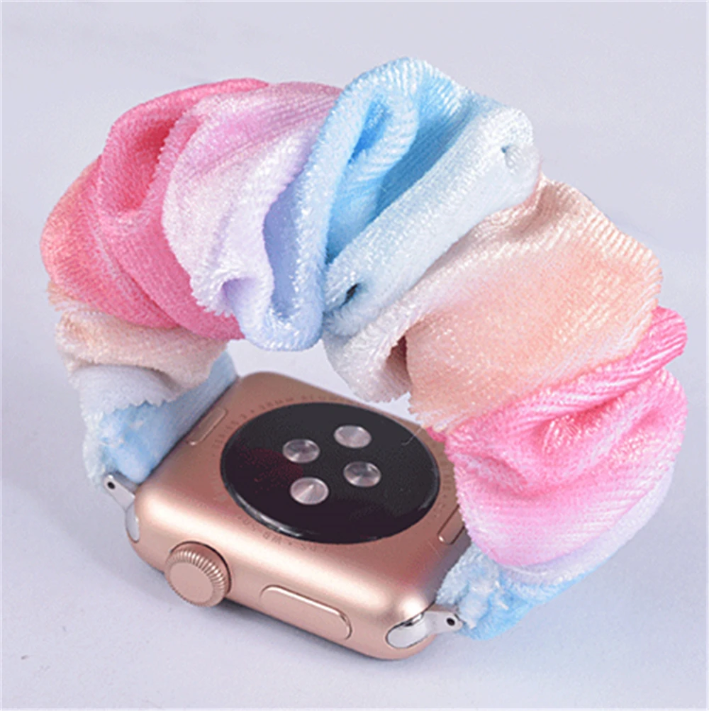 Ремешок сменный женский с мягкой петлей эластичный браслет для наручных часов