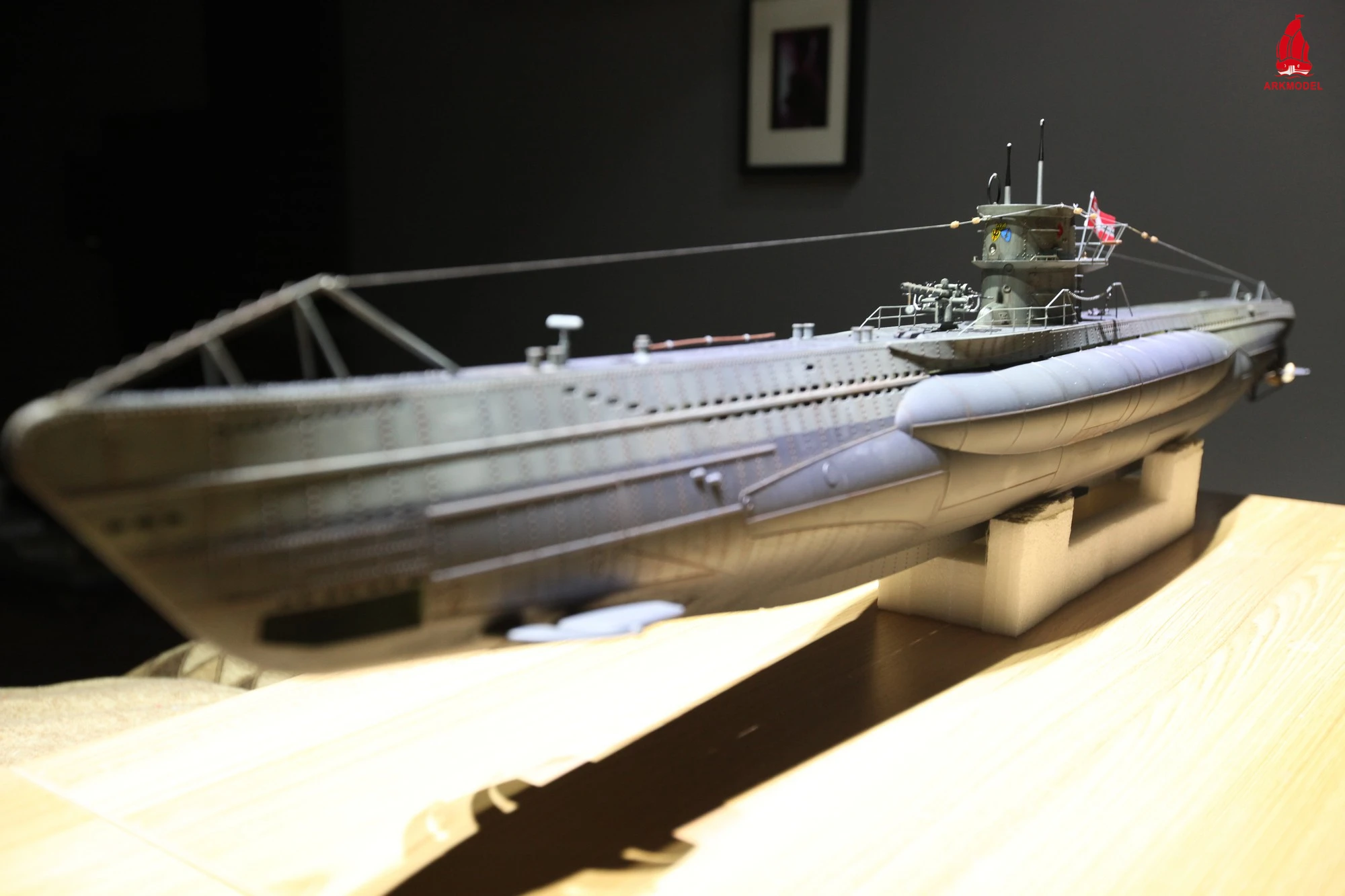 ARKMODEL немецкая u-лодка Тип VIIC RC Подводная лодка 1:48 масштабные модели пластиковые хобби комплект