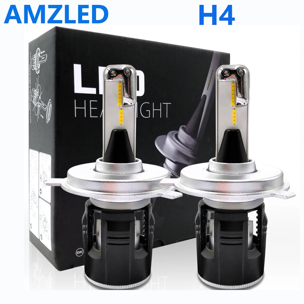 AMZ LED H4 светодиодный лампы для автомобильных фар h7 canbus h11 набор светодиодных ламп
