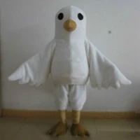 new happy carnival mascot halloween white pigeon cosplay performance costume adult use birthday party advertising parade set