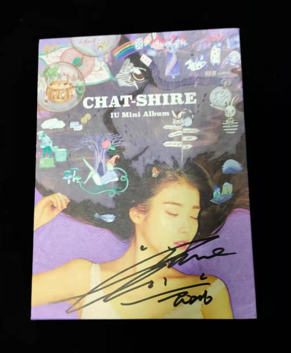 Расписанный вручную Ли Цзи Юн Ю autographed mini4th альбом чат шир CD K POP 092019|Открытки и