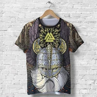 viking odin norse mythology runes valknut printed t shirts women men summer casual tees short sleeve t shirts cosplay costumes