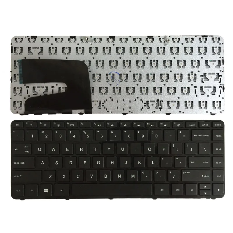 Новая черная клавиатура для ноутбука HP Pavilion 14 n n200 n000 14z n100 n003la n009la n013la n020la с рамкой
