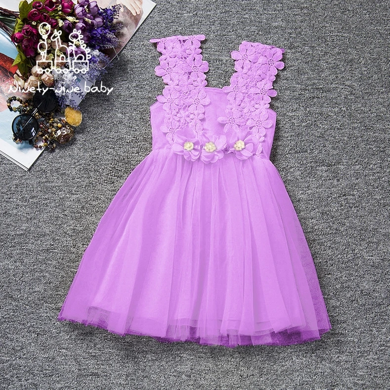 Цветочное платье для новорожденных одежда вечеринки крещения украшение в виде