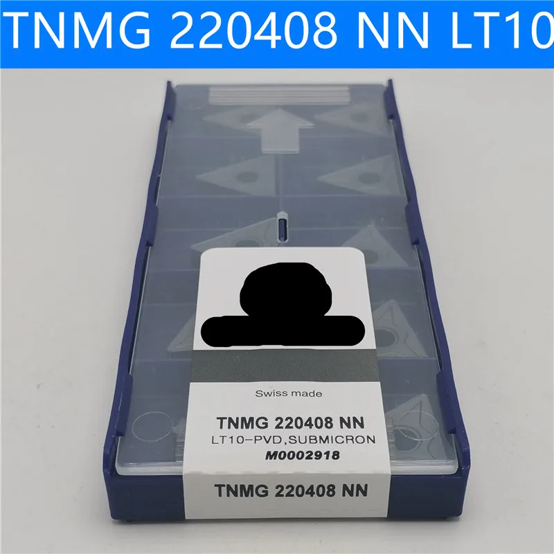 10 шт. TNMG220404 TNMG220408 NN LT10 карбидные вставки токарный станок фрезерный инструмент TNMG 220408 карбид вольфрама резец для наружной обточки
