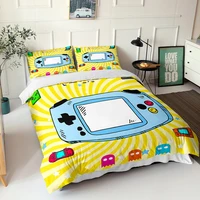 cartoon game controller bedding set 3d print colorful gamepad duvet cover for kid bedroom bed quilt cover home textile bedspread