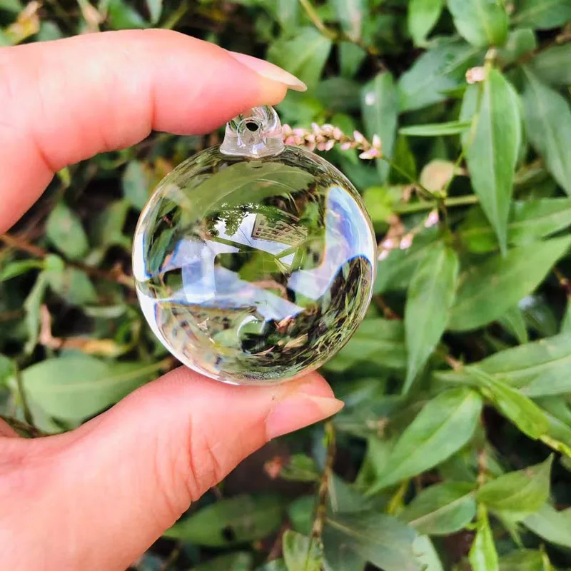 Прозрачный Гладкий хрустальный шар диаметром 40 мм 6 шт. деталь освещения