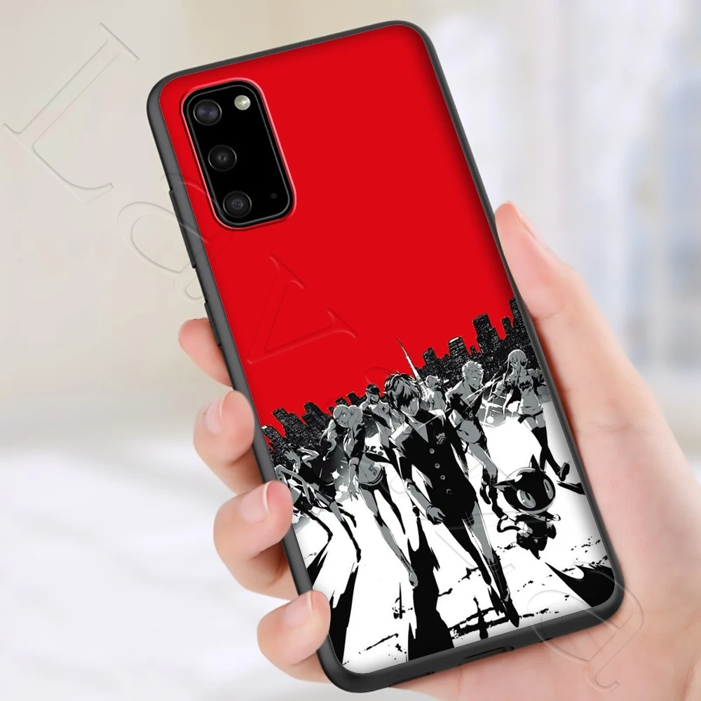 Чехол Persona 5 P5 для Samsung Note 10 S6 S7 S8 S9 S10 S10e S20 ultra A71 A51 A81 A91 M10 M20 M30 Lite Edge Plus | Мобильные