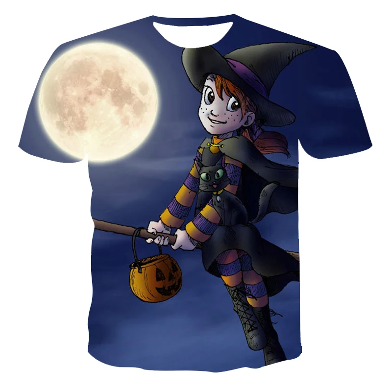 

Summer Hot 3D Halloween Cartoon PrintingT-shirt Men Women Fashion T Shirt Short Sleeve Daily Casual Style 100-6XL