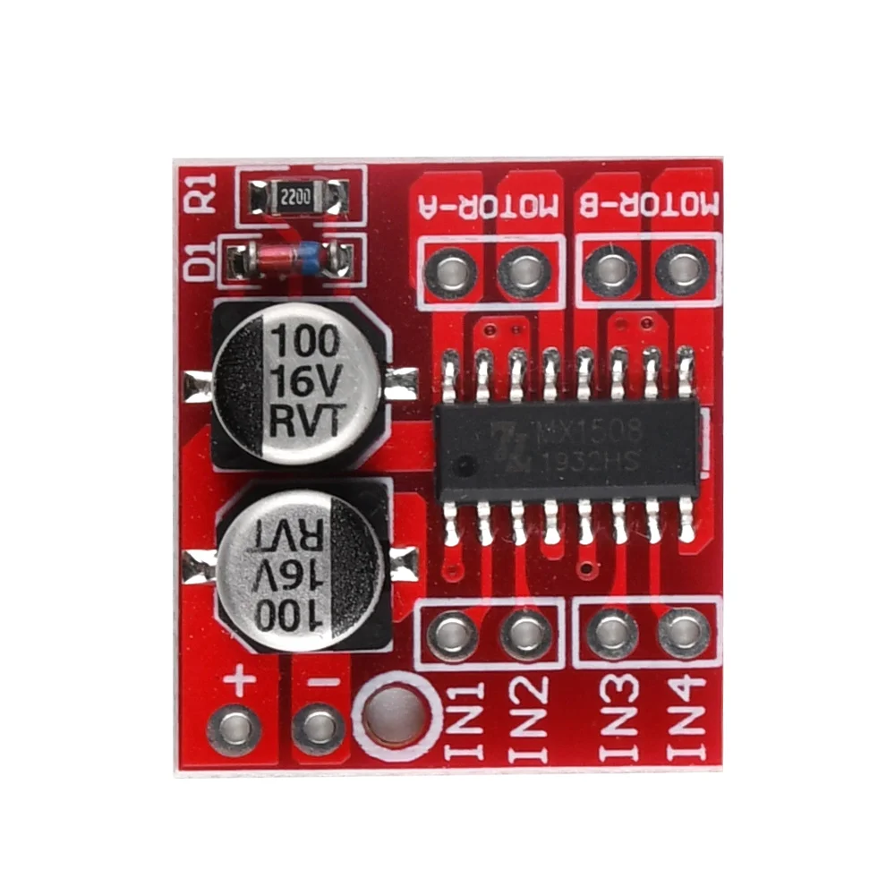 1.5A 2-полосный MX1508 DC драйвер двигателя модуль PWM скорости двойной h-мост шаговый L298N