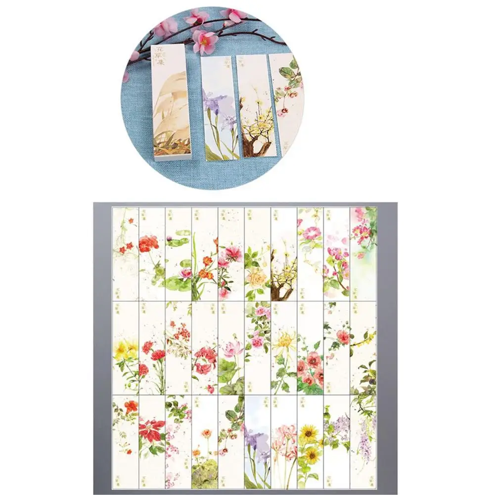 Studyset 30 шт./кор. DIY Изысканная художественная книжная Закладка с разным