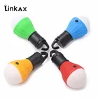 1 шт. переносная наружная подвеска 3 светодиодный кемпинг Фонари Светодиодный лампа для фары лампа для кемпинга палатки для рыбалки 4 цвета AAA Батарея