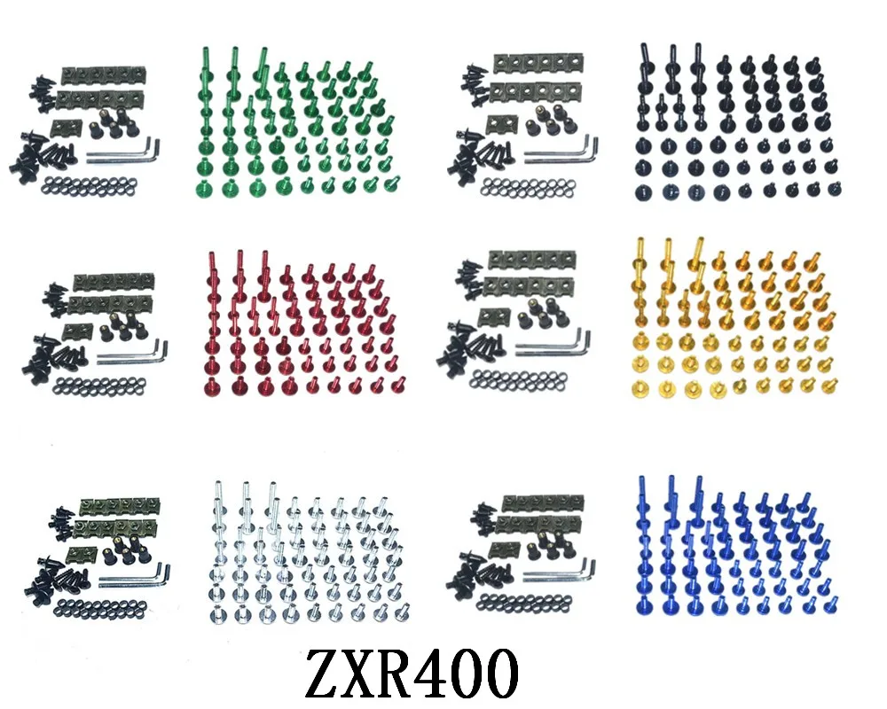 

Motorcycle Complete Fairing Bolts Kit Bodywork Screws For Fit KAWASAKI ZXR400