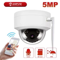 anpviz 5mp wifi ip camera cctv security camera tf card slot app camhi audio built in microphone wireless camera indoor