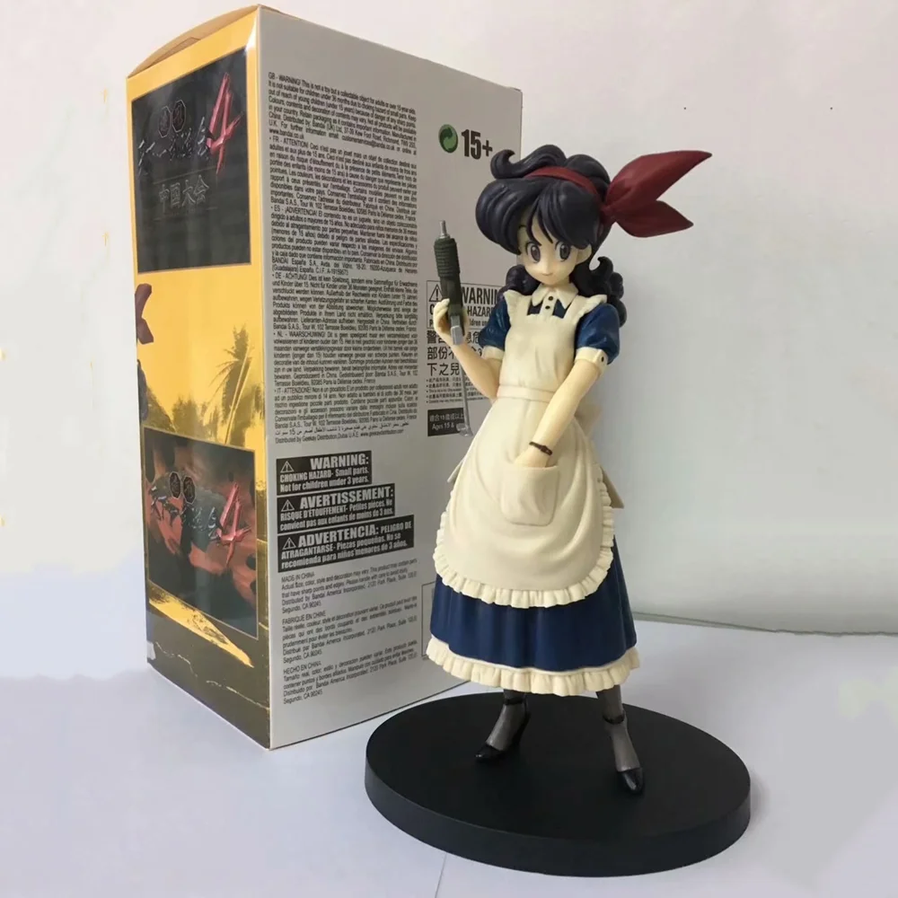 Bandai Драконий жемчуг Z Lunchi Ranchi Launch аниме фигурка ПВХ игрушки Девушка коллекционер