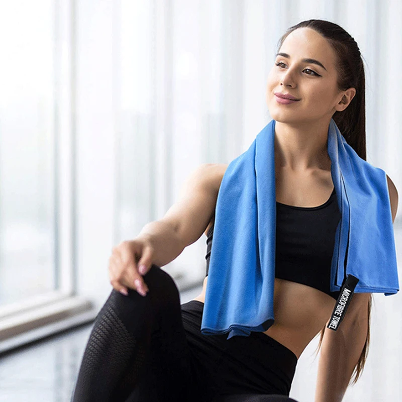

Quick Dry Sports Towel Portable Beach Towel Water Absorbent Sweat-absorbent Towels Outdoor Jogging, Swimming, Yoga Towel