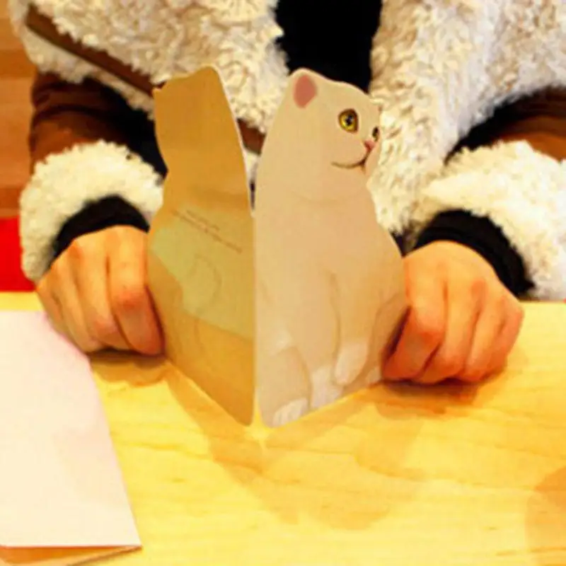 

3d Lovely Greeting Card Blessing Festival Invitations Color 1 Quality Design Cute Random Card Card Pc G3v4