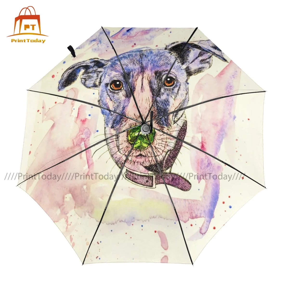

Jack Russell Terrier Umbrella Cheap Reinforced Umbrella Print Rain Windshield Auto Umbrella