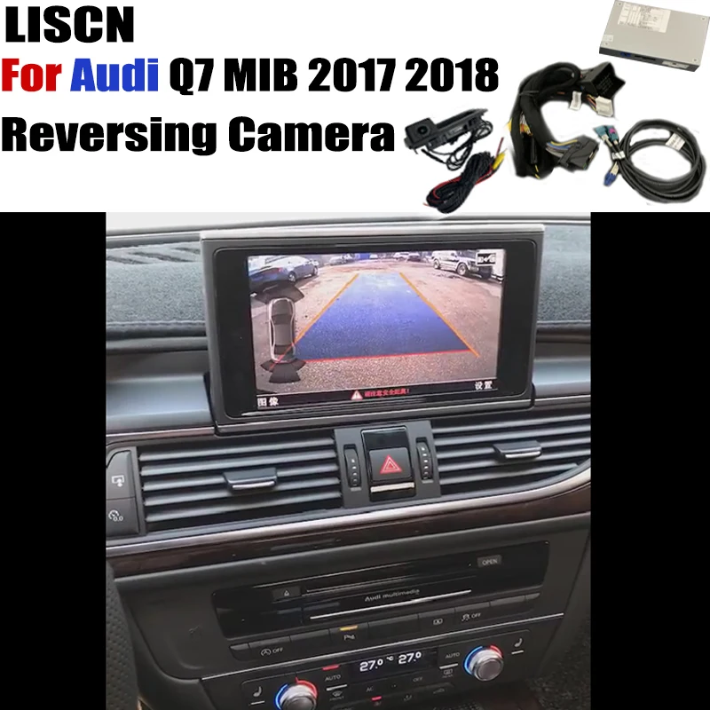 Реверсивная камера для Audi A6 Q7 MIB 2016 ~ 2019 резервный интерфейс камеры Адаптер