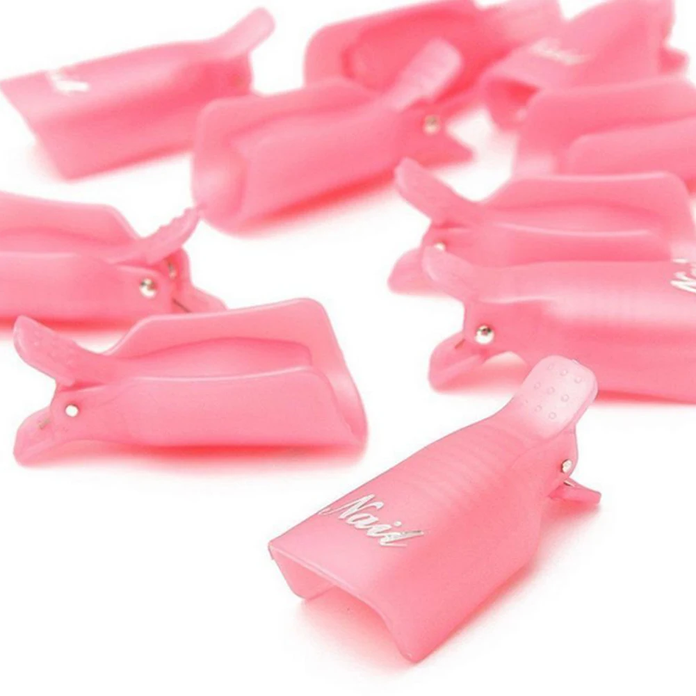 10 шт. пластиковые зажимы для снятия гель-лака | Красота и здоровье