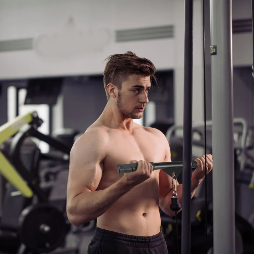 

1Pc Strength Exercising Rod Fitness Tension Bar Muscle Training Tension Lever