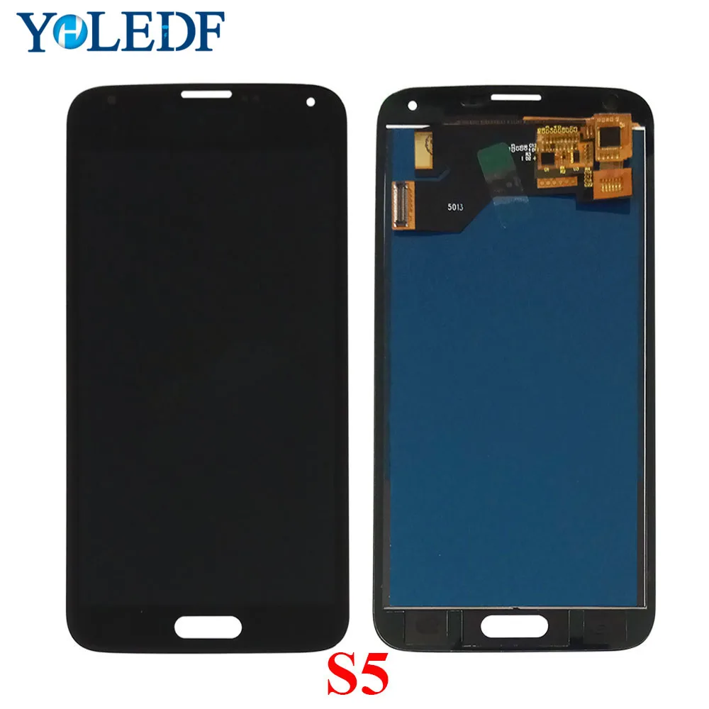 Новый ЖК дисплей для samsung S5 G900F экран сенсорный дигитайзер сборка i9600 G900H G900M G9001 G900R