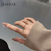 3pcs5pcs vintage ins alloy copper zircon rings for women simple set rings fashion handmade jewelry accessories for party deck
