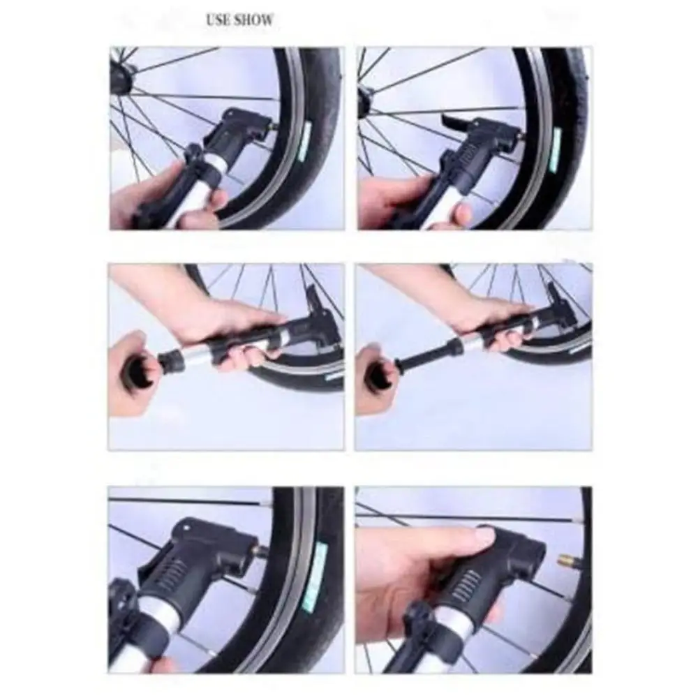 

Mini Hand Pump Universal Schrader Presta F/V A/V MTB Road Bicycle Pump High Pressure Aluminum Alloy T-handle Cycling Bike Pumps
