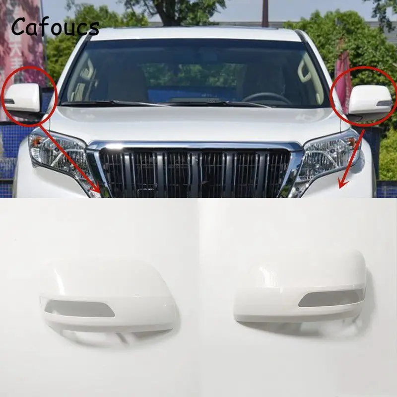 Cafoucs для Toyota Land Cruiser Prado J150 J52 2010 2015 накладка на зеркало заднего вида автомобиля 87945