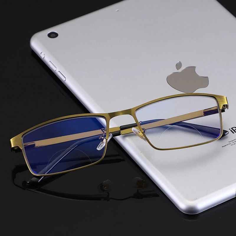 Высококачественные фотохромные очки для чтения мужские прогрессивные