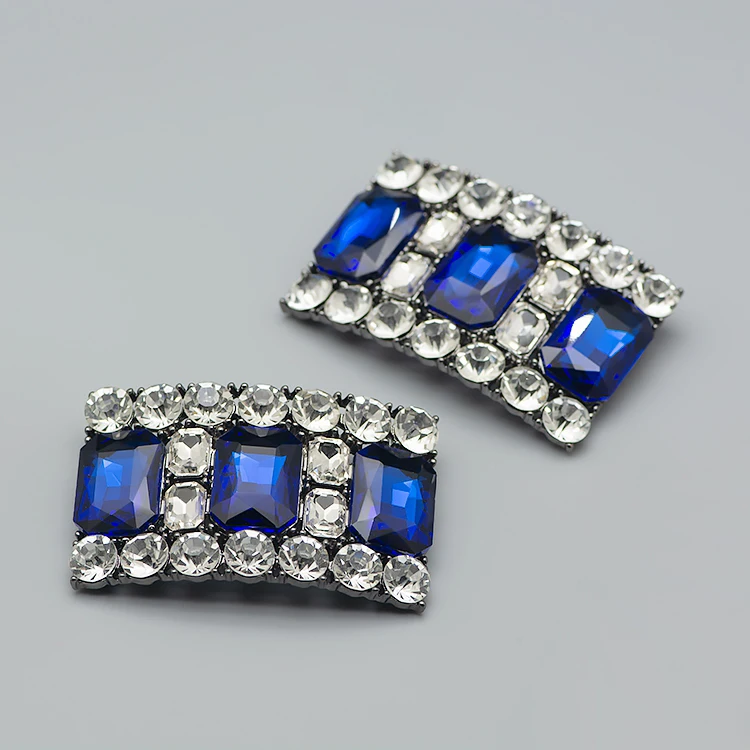 1 Pair Simplicity Crystal Rhinestone Shoes Decorated With Shoe Buckle Shoes Flower Shoe Accessories Removable Big Size