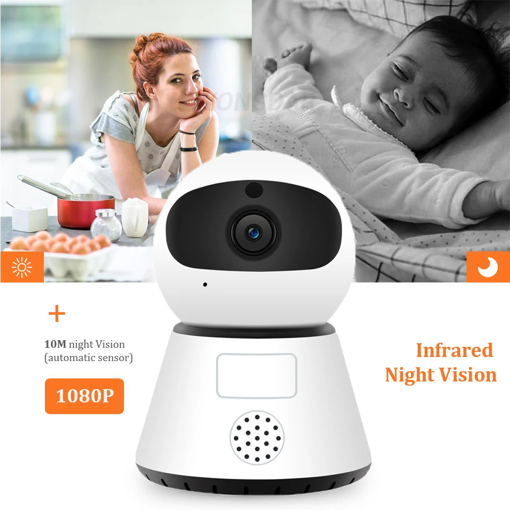 Беспроводная IP камера 1080P 2 Мп HD Wi Fi|Камеры видеонаблюдения| |