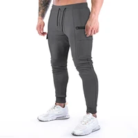 mens camouflage sweatpants casual gym track pants jogger fit sport slim trousers