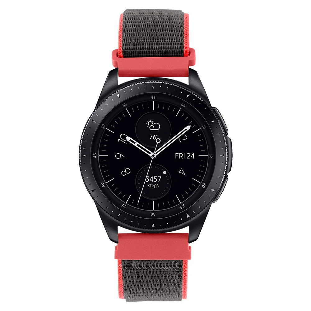 Для samsung Galaxy 46 мм Тканые нейлоновые дышащие ремешки для часов сменный Браслет gear S3