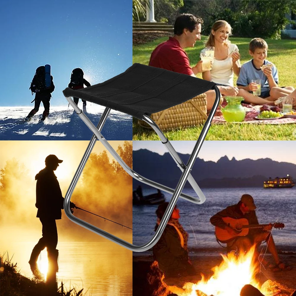 Складное рыболовное сиденье из сплава портативный складной стул для рыбалки