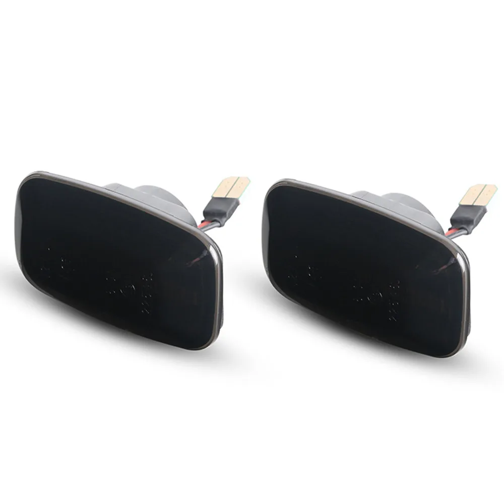 

2 Pcs LED Side Marker Light Flowing Water Turn Signal Indicator Lights For Toyota Land Cruiser 70 80 100 Series Error Free