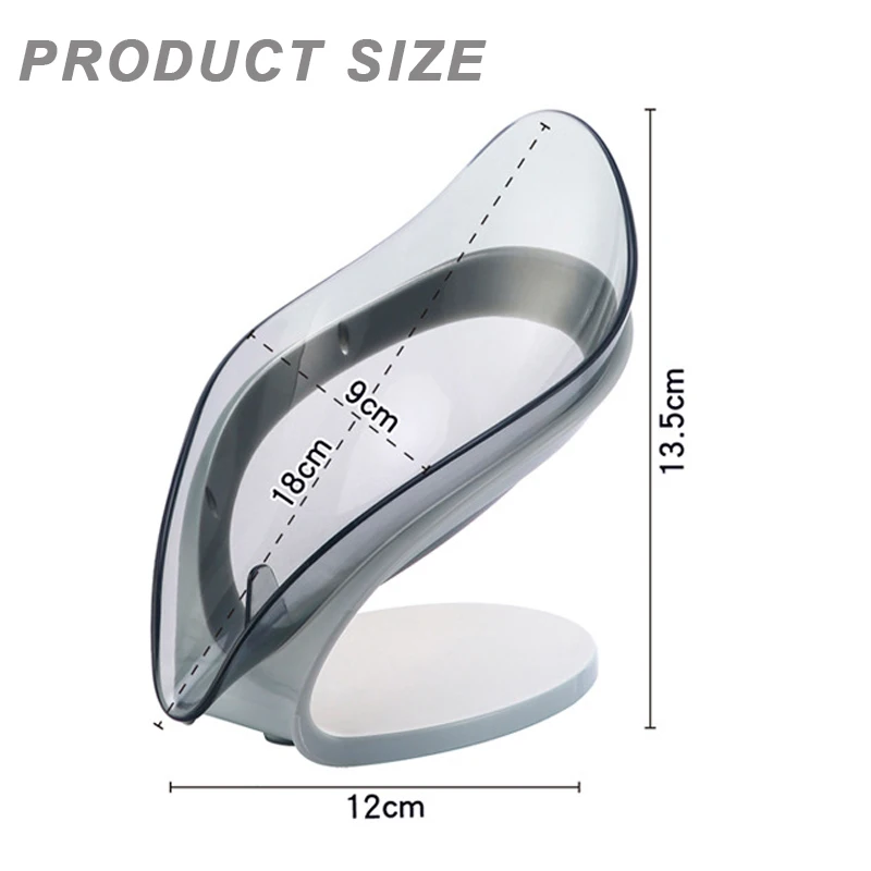 

Soap Dish Holder Leaf Soap Box Creative Bathroom Soap Holder Drain Toilet Drain Soap Holder Free Perforated Shelf Soap Box