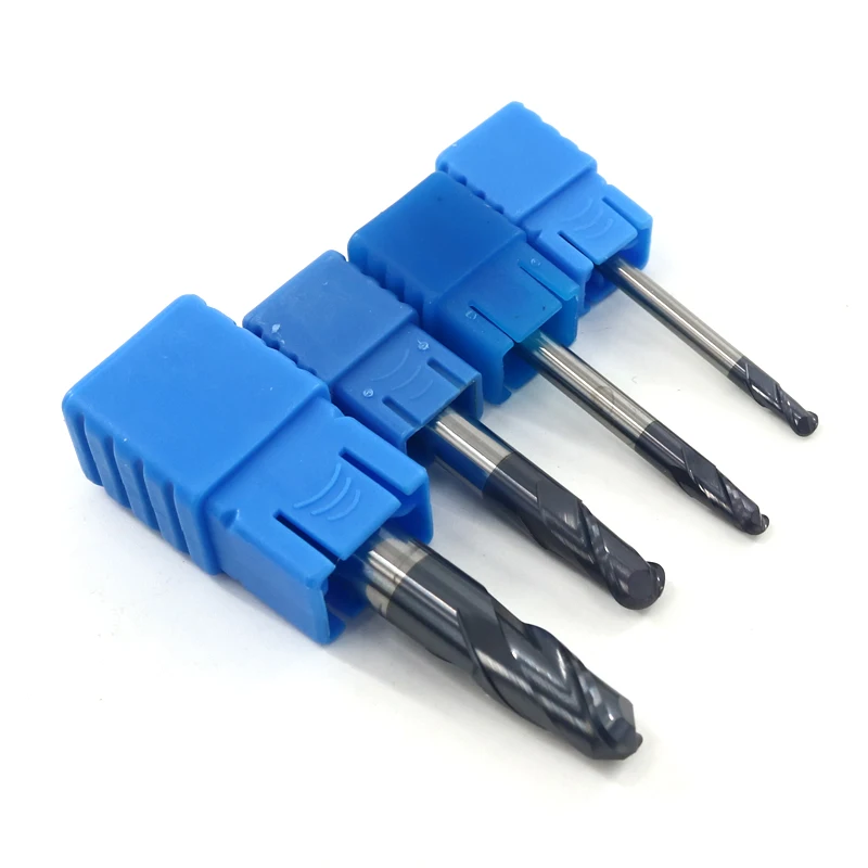 Сферическая Концевая фреза HRC45 вольфрамовый кобальтовый сплав с 2 канавками 5/10